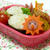 ライオンにんじんとピーマンピザミルフィーユのお弁当