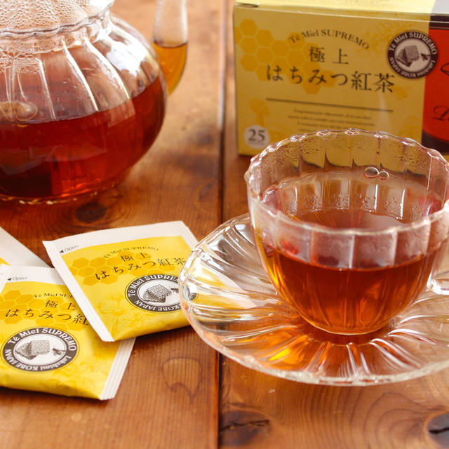 極上はちみつ紅茶が体にしみる〜♪