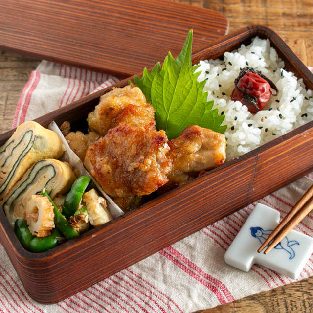 【簡単弁当】忙しい朝もOK！15分でできちゃう一口食べたら止まらないバリウマ柚子胡椒チキン弁当