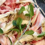 おうちごはんNo.95｜まみげのイタリア野菜閑話｜オリーブオイルと塩で食べるハーブ豚しゃぶ