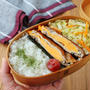 ちょっと楽しい！2品弁当「豚肉の卵サンド」「キャベツとにんじんのごま塩」