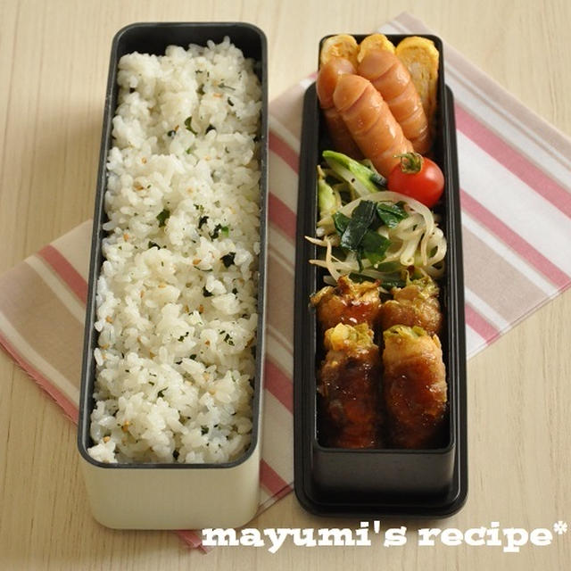 簡単！お弁当レシピ～スタミナアップ！キャベツの豚肉巻き弁当～