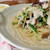 ヘビリピ。きのこのわさびミルクパスタ　と　毎度、酒の肴で晩ごはん