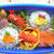 海の生き物たち弁当＜キャラ弁＞