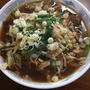 仕込みの合間に「もつ鍋ラーメン」