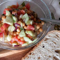 【お豆の美味しい食べ方】夏に食べたいひよこ豆の地中海サラダ！