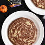 ハロウィンの朝食に♪くもの巣ココアパンケーキ