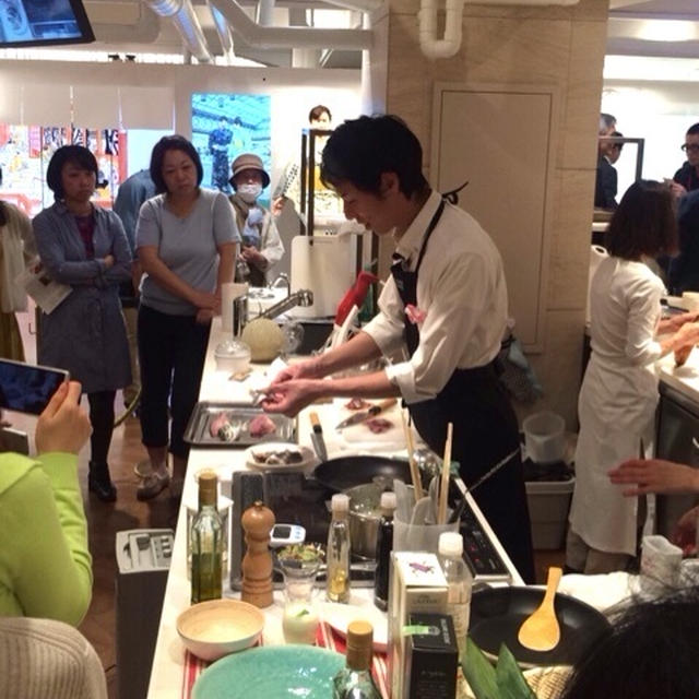 チェリーテラスさまのデモ終了@日本橋三越 はじまりのカフェ