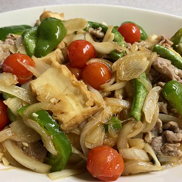 有り合わせ食材で豚肉と野菜のオイスター炒め♪