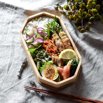 アスパラの肉巻き弁当
