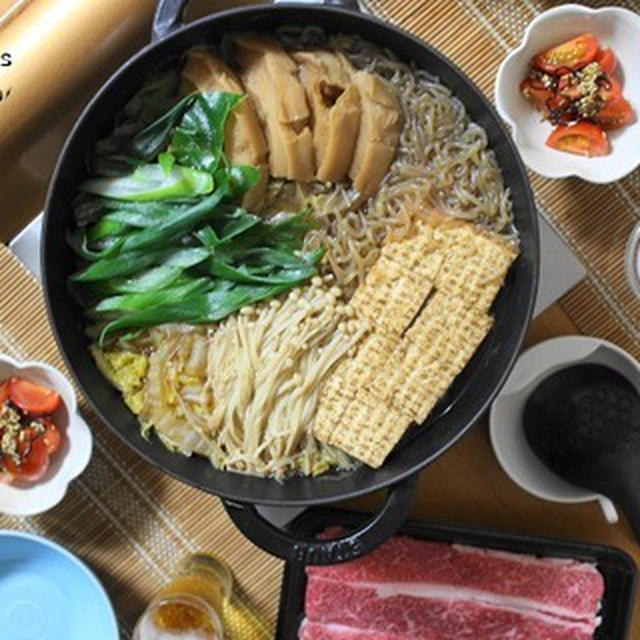 ストウブで『すき煮』な夜ごはん。