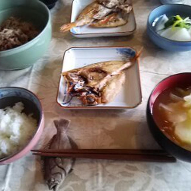 幸せなお魚の朝ごはん：のどぐろ