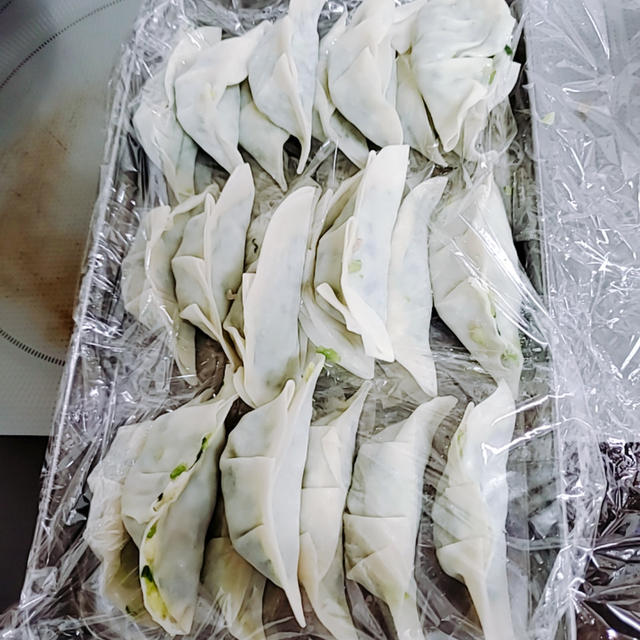 ”手作り餃子”の晩ごはん