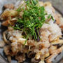 焼き揚げと焼き椎茸のみぞれがけ