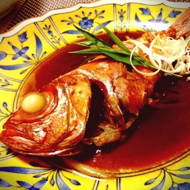 美味です〜（≧∇≦）うちの金目鯛の煮付け*\(^o^)/*