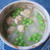 鶏団子とグリーンピースのスープ　　5・11・2011