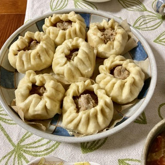 お家で肉まん作り