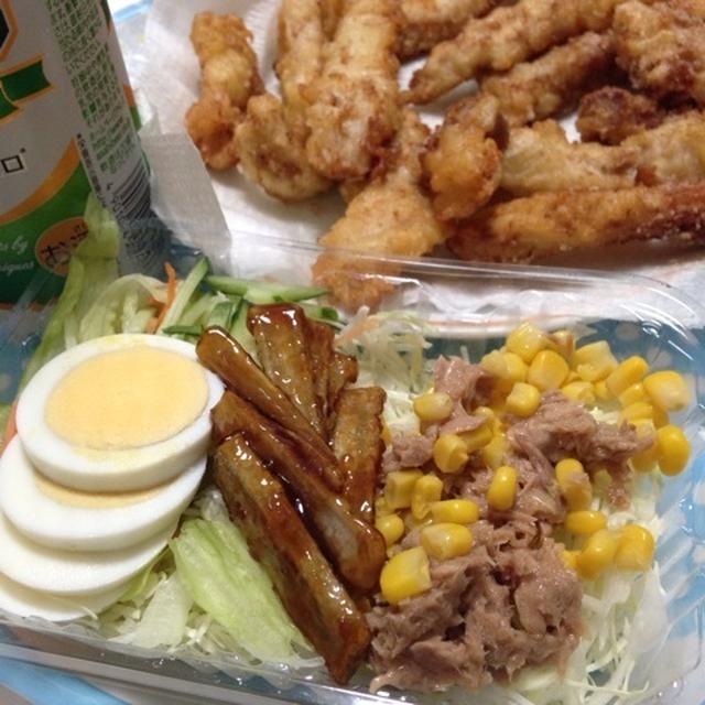 牛蒡天と豚天