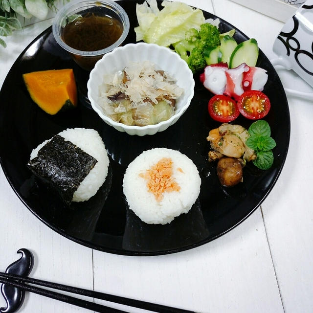 【おうちごはん＊おにぎりのワンプレート】