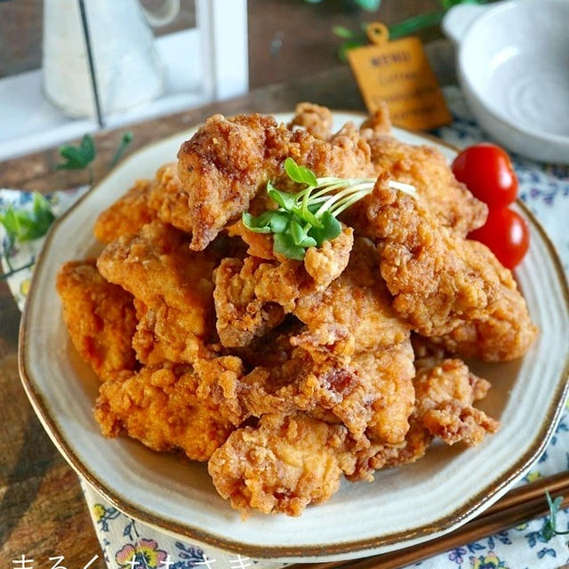 余りがちなスパイスで♪外はカリッと中は柔らか～スパイシーな鶏むね肉の唐揚げ＆理不尽な皮膚科⁉