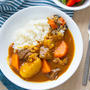 市販のカレールウを使わない【牛すじカレー】