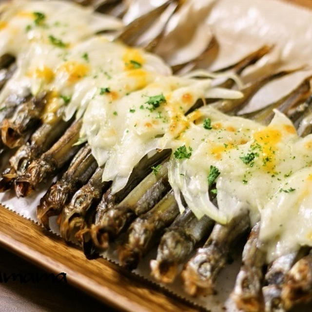 シシャモのオニオンチーズ焼き /　お兄ちゃんの塾弁
