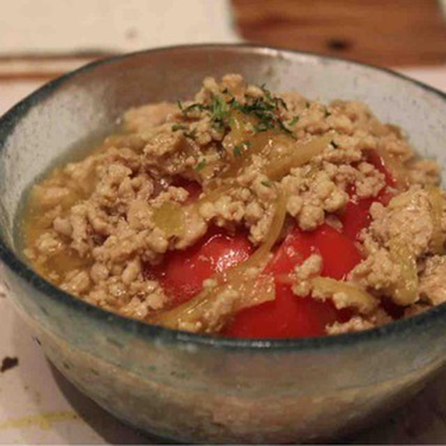 【movie】万引き家族／【recipe】トマトの肉みょうがあん