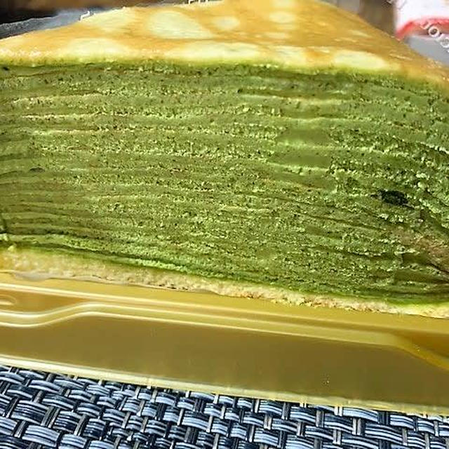 セブン「抹茶のミルククレープ宇治抹茶」美味しかったですよ！