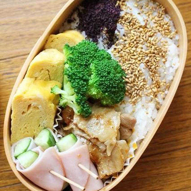 私と息子のお弁当