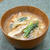 具沢山でおかずになる〜大根とさつま揚げと青菜のお味噌汁。