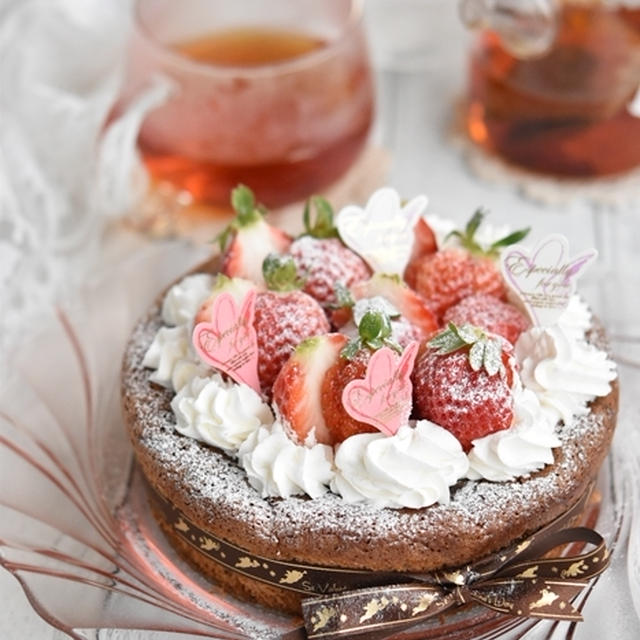 2019♡HappyValentine～生チョコスフレチーズケーキ～