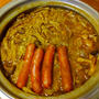スパイスたっぷりカレー鍋 具はありもんで