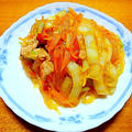 ピリ辛でご飯によく合うおかず " 韓国風豚肉と白菜の春雨炒め " 