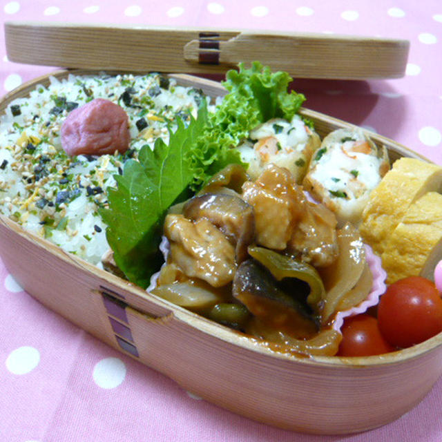 手抜き酢鶏のお弁当☆+゜