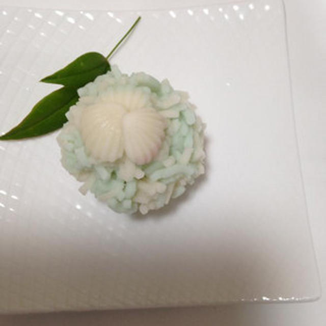 和菓子を習いに