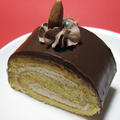 アールグレイムースのロールケーキ　Earl Grey mousse Roll cake!