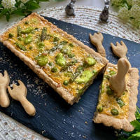 全粒粉でヘルシーな春野菜ぎっしりキッシュ【PR】