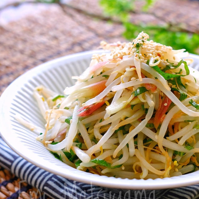 もやしと香味野菜のさっぱり和風ナムル