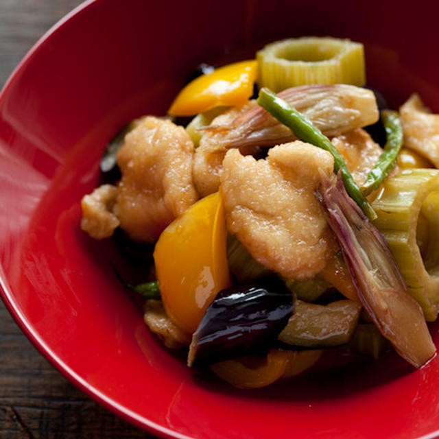 鶏胸肉と野菜のイタリアン煮浸し