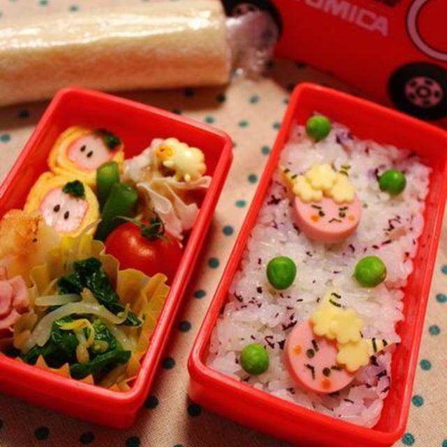 キャラ弁**節分オニさん