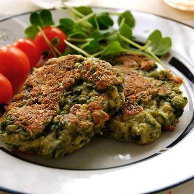 ほうれん草の味噌パンケーキ