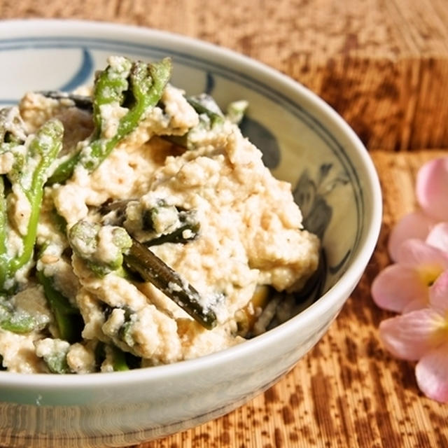 旬の味を愉しもう♪子供も食べれるワラビの白和え