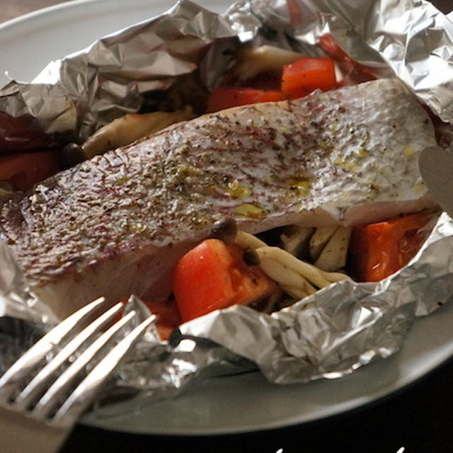 鯛のホイル焼き