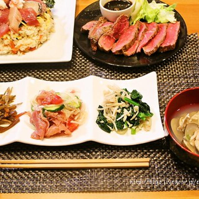 ひな祭りの献立〜２人飯