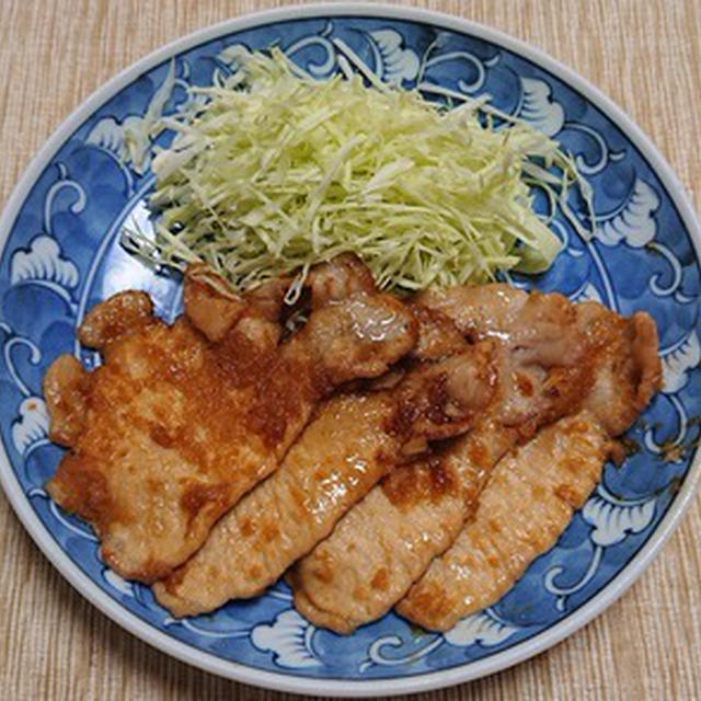 8年ぶりに作った豚の生姜焼き