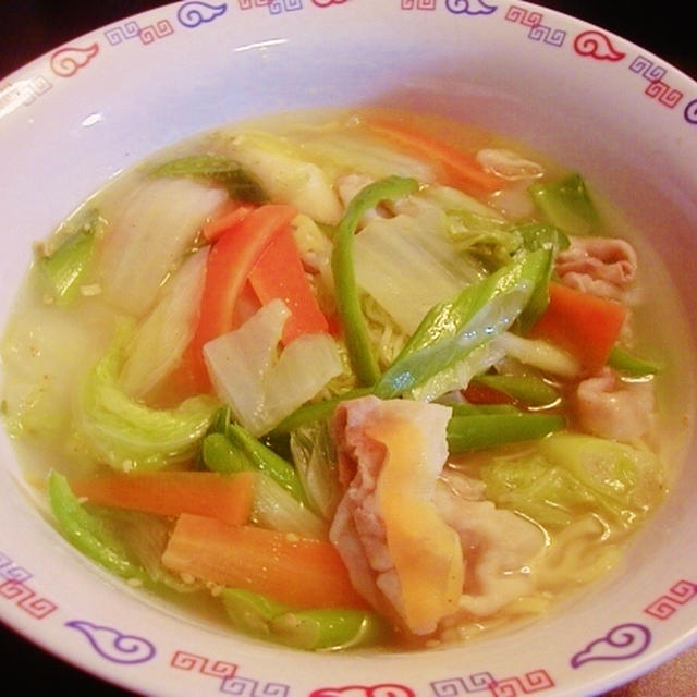 野菜塩ラーメン