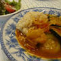 ズッキーニと塩麹鶏のトマトカレー♪