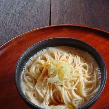 インスタントラーメンよりもカンタンだよ「あったか豆乳にゅうめん」