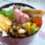 卵のお揚げ煮弁当＆クリチーとブルーベリーのマフィン♪