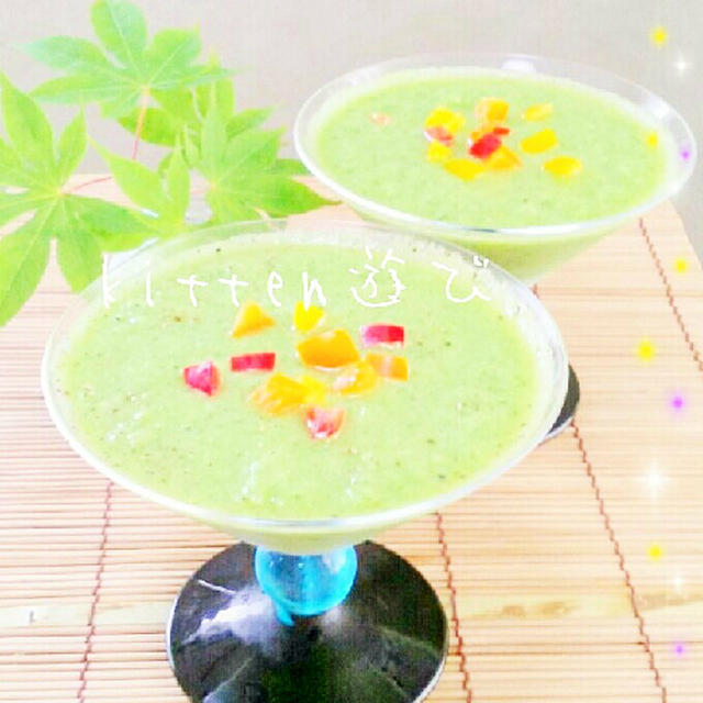 レシピ掲載ありがとうございます！キュウリの冷製スープ